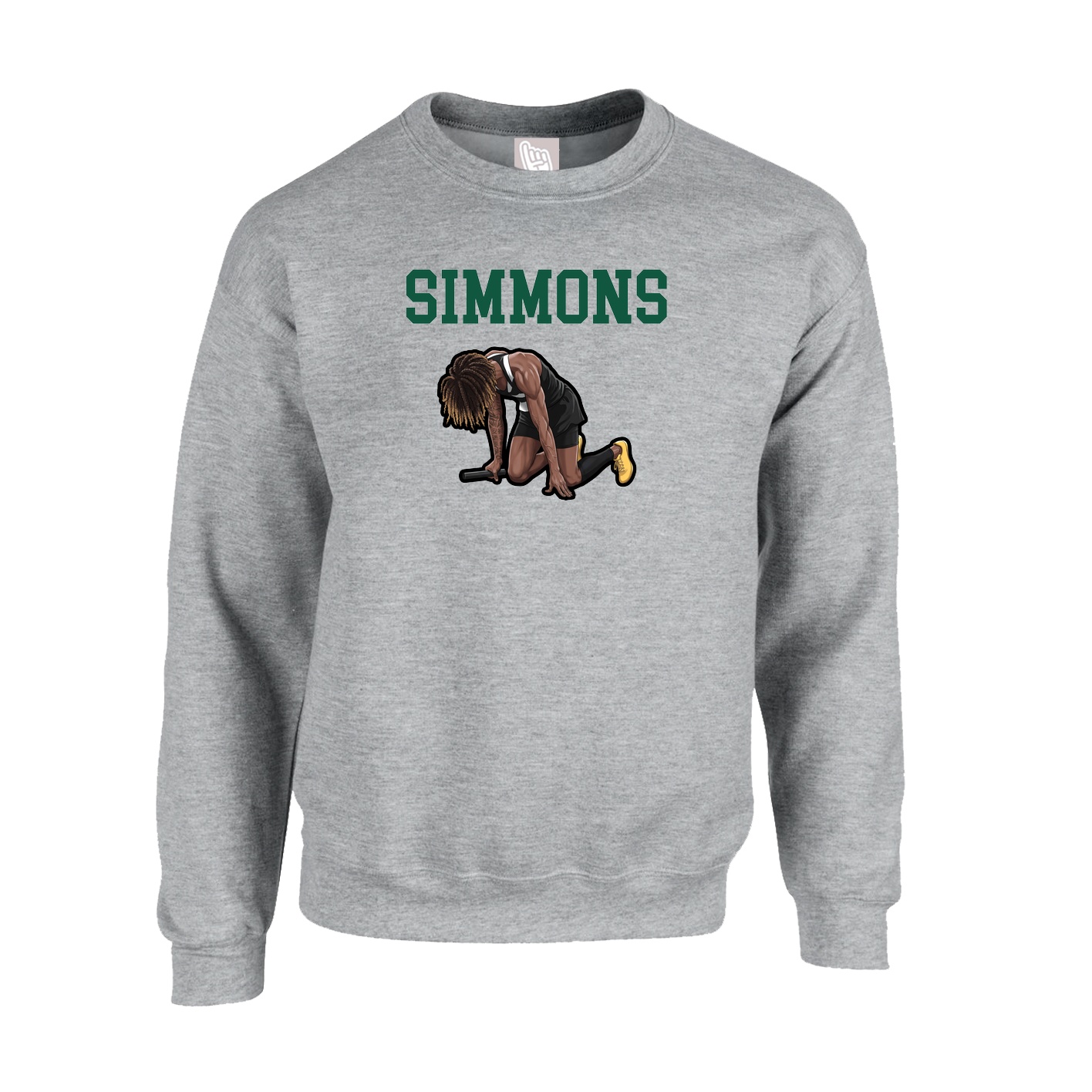 Fleece Crew — Shirsey in Grey