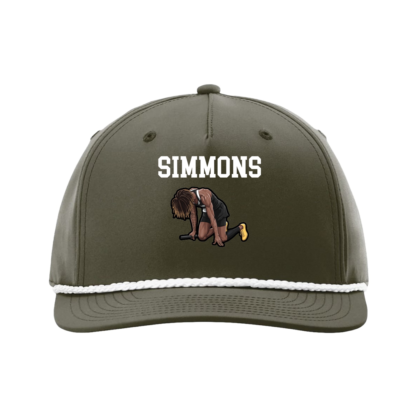 Five-Panel Classic Rope Cap — Shirsey in Green