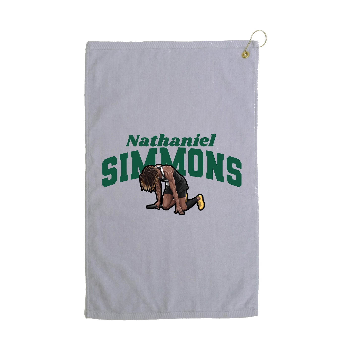 Golf Towel — Signature Arch in Grey