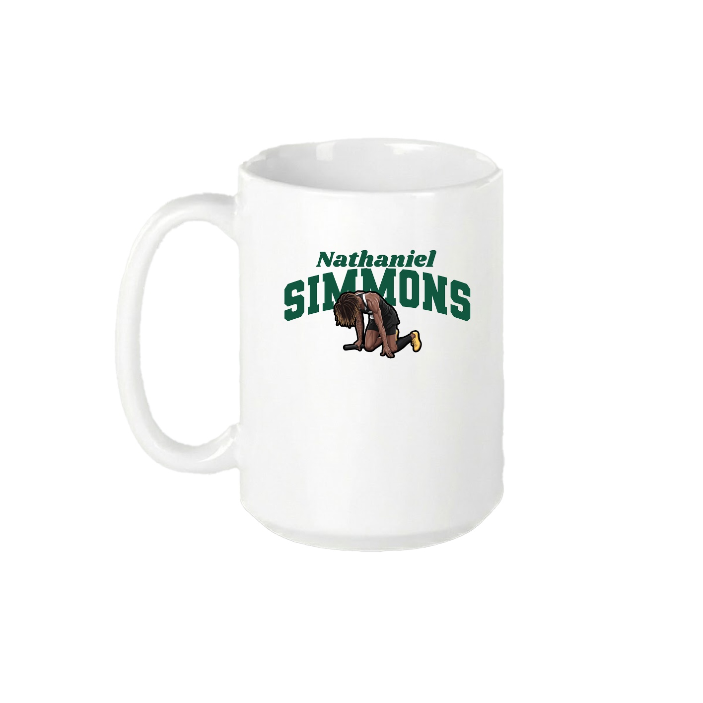 15oz Coffee Mug — Signature Arch in White