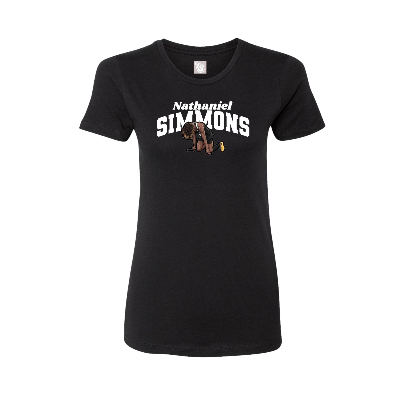 Womens Tee — Signature Arch in Black