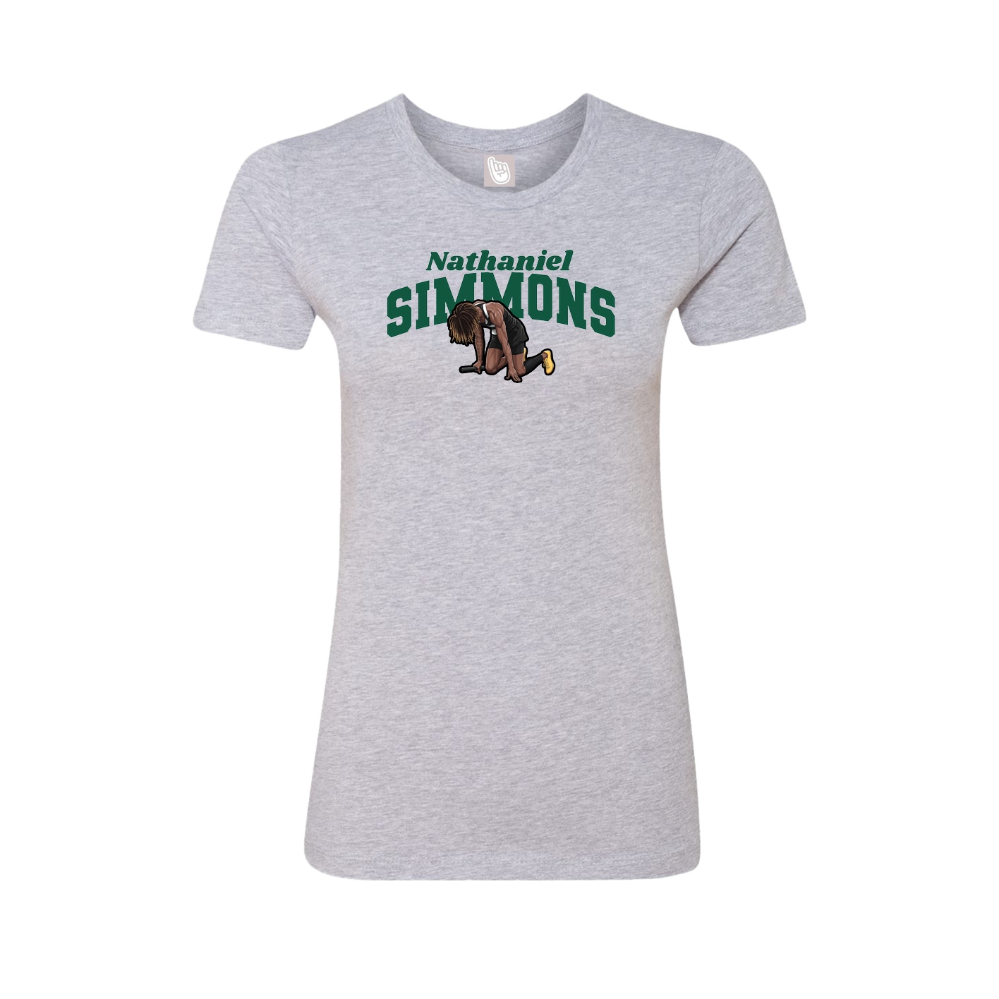 Womens Tee — Signature Arch in Grey