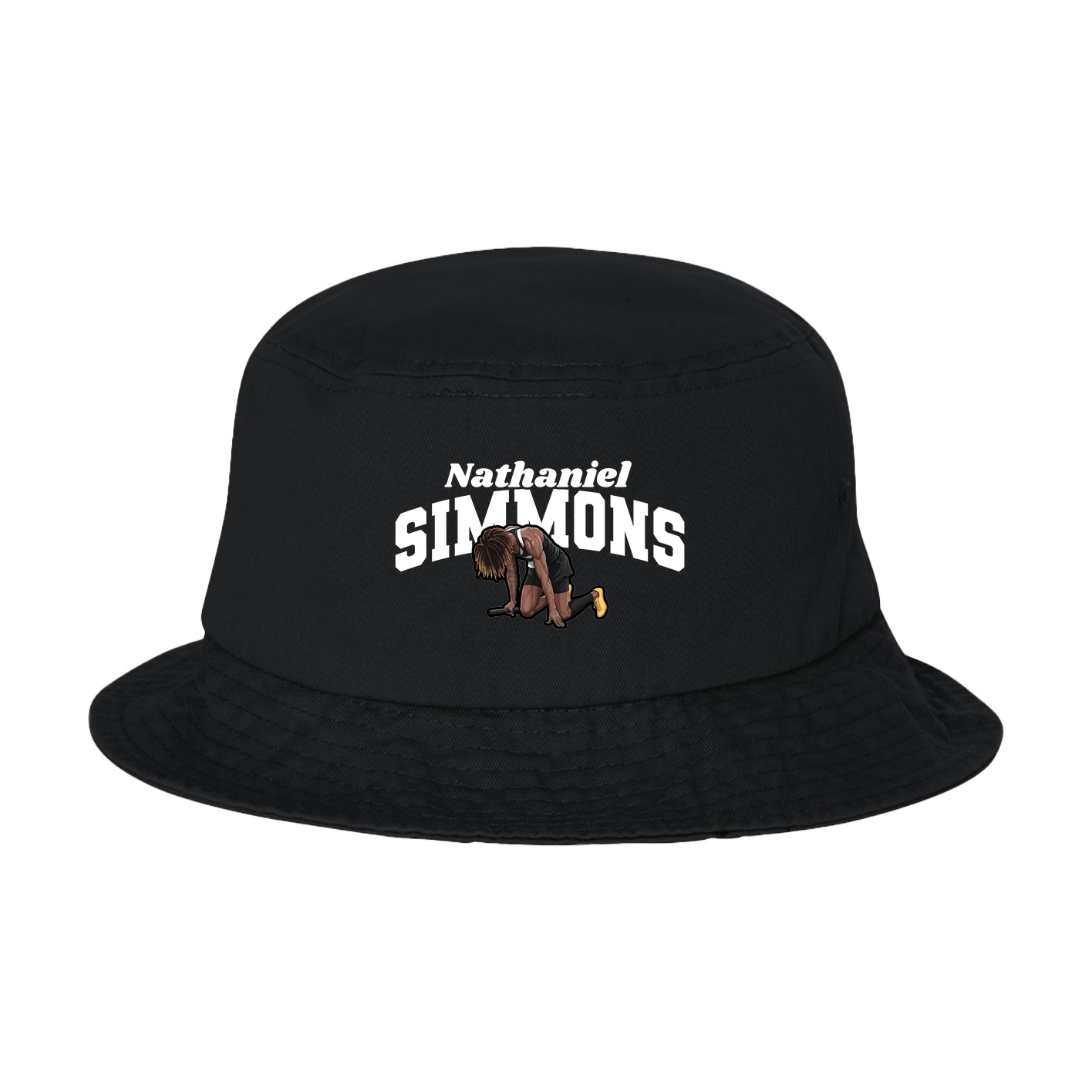 Bucket Cap — Signature Arch in Black