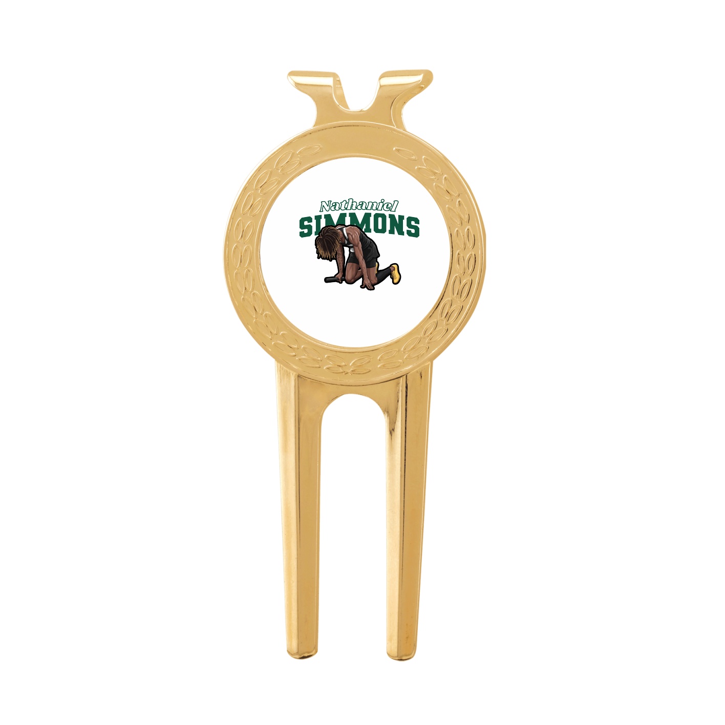 Divot Tool with Ball Marker — Name Arch in Classic
