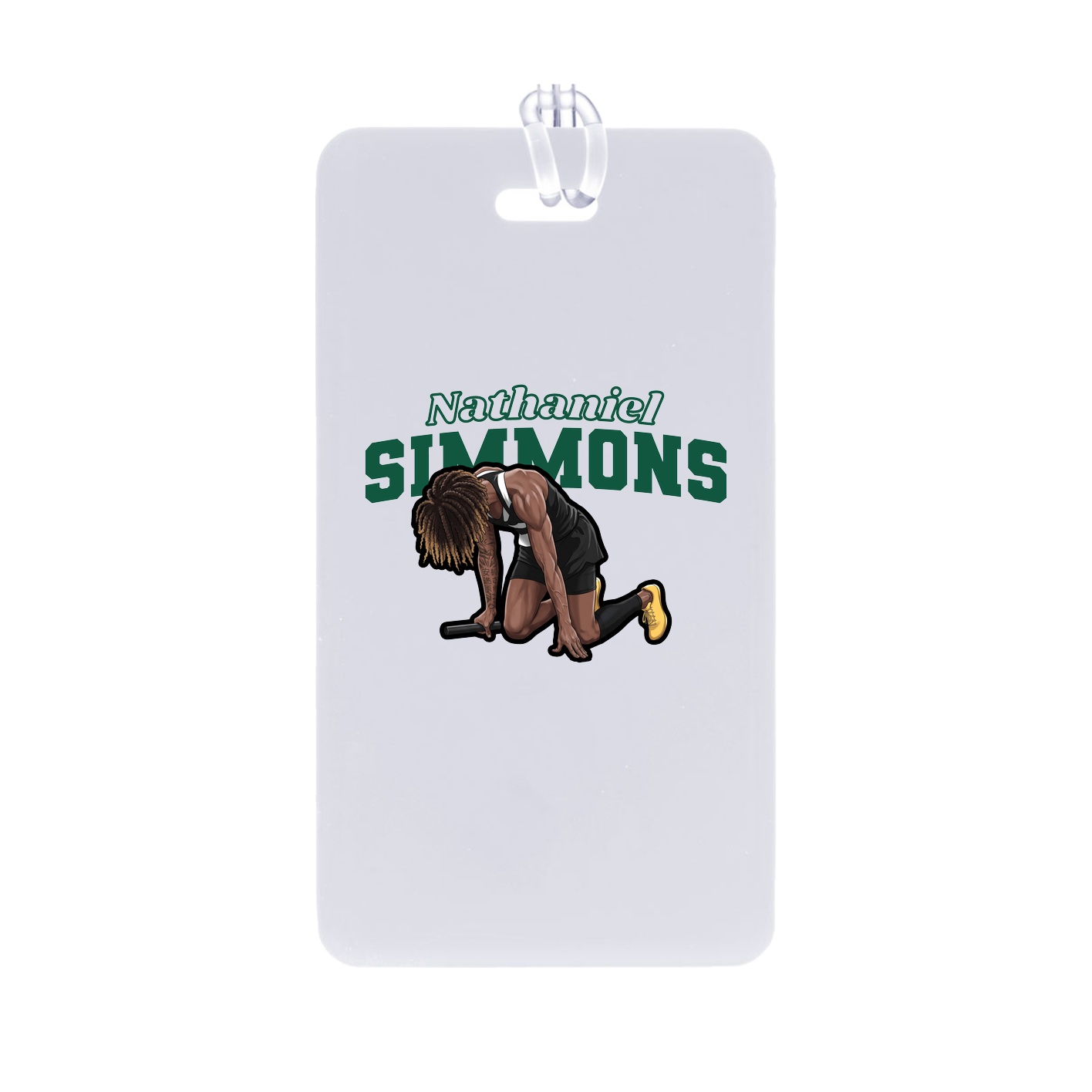 Bag Tag — Name Arch in Classic