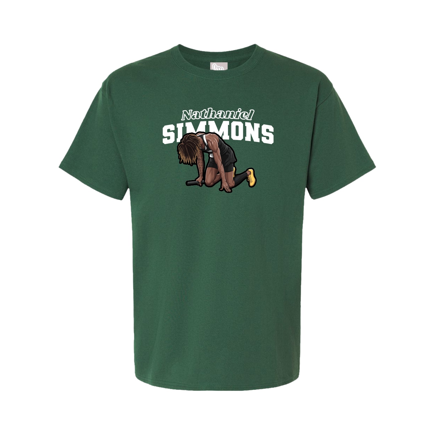 Tee — Name Arch in Green