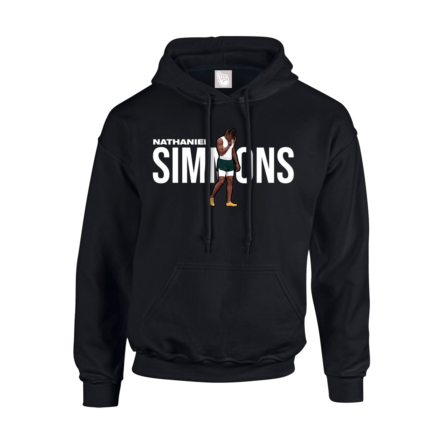 Hoodie — Player Name in Black