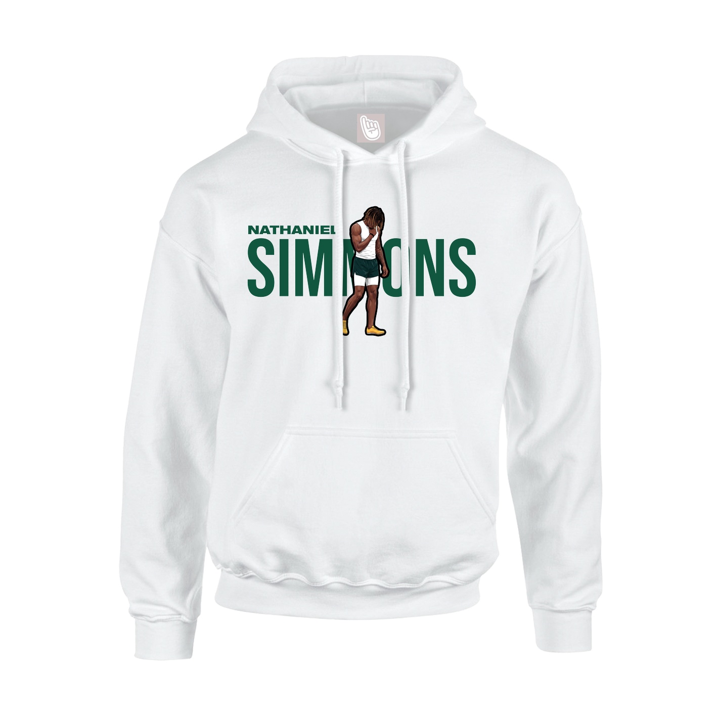 Hoodie — Player Name in White