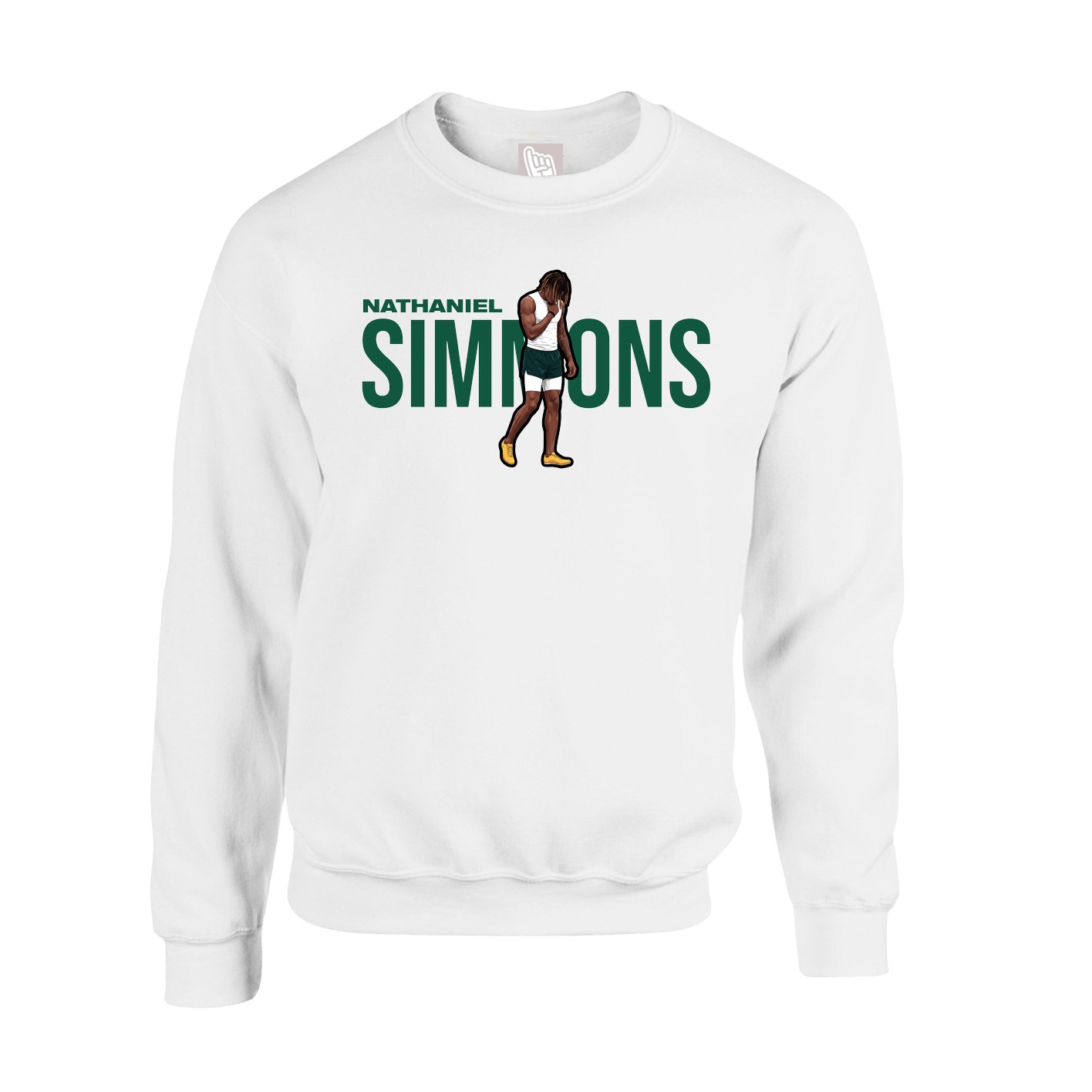 Fleece Crew — Player Name in White
