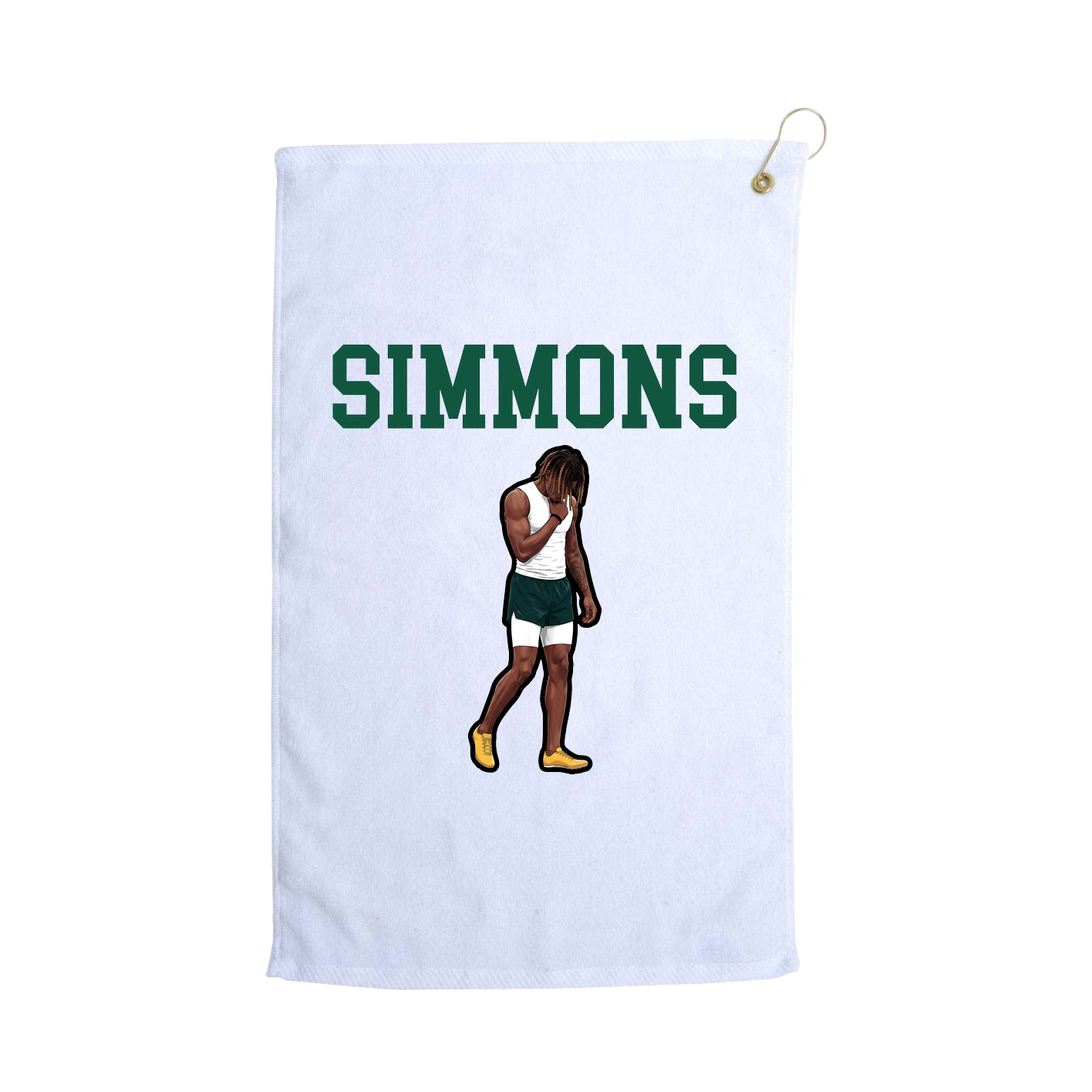 Golf Towel — Shirsey in White