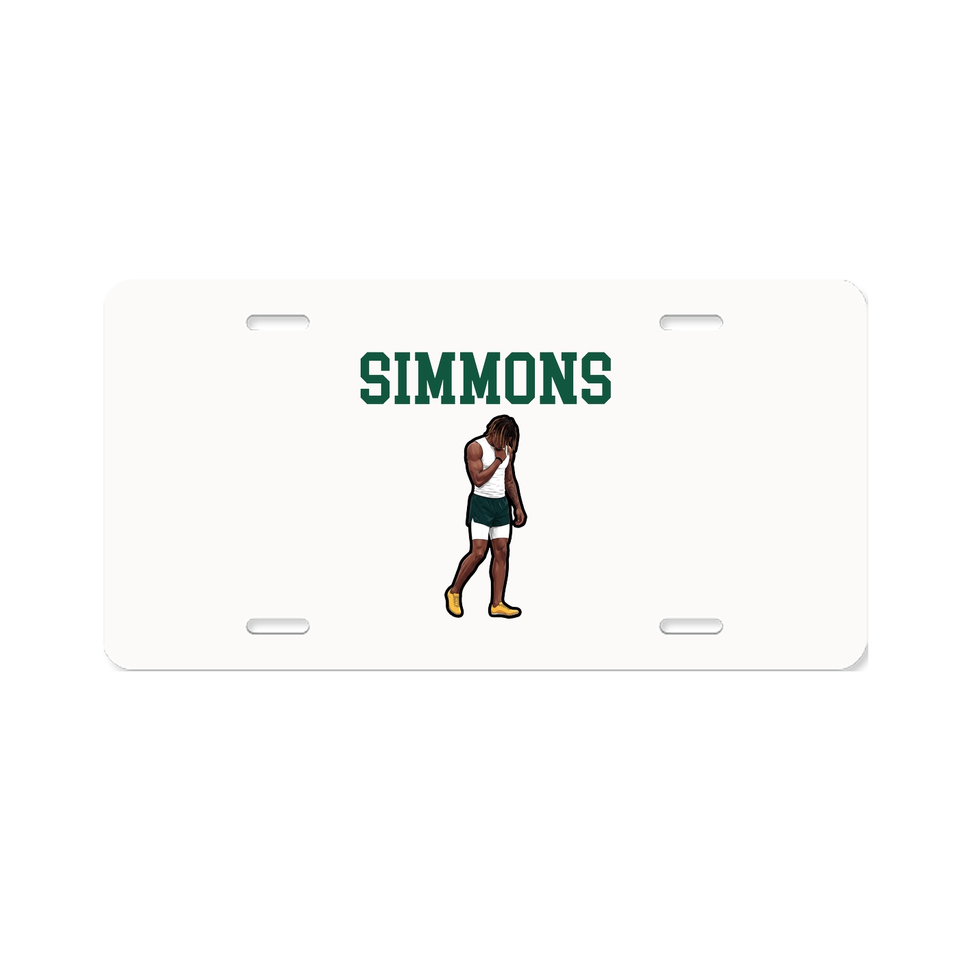 License Plate — Shirsey in Classic