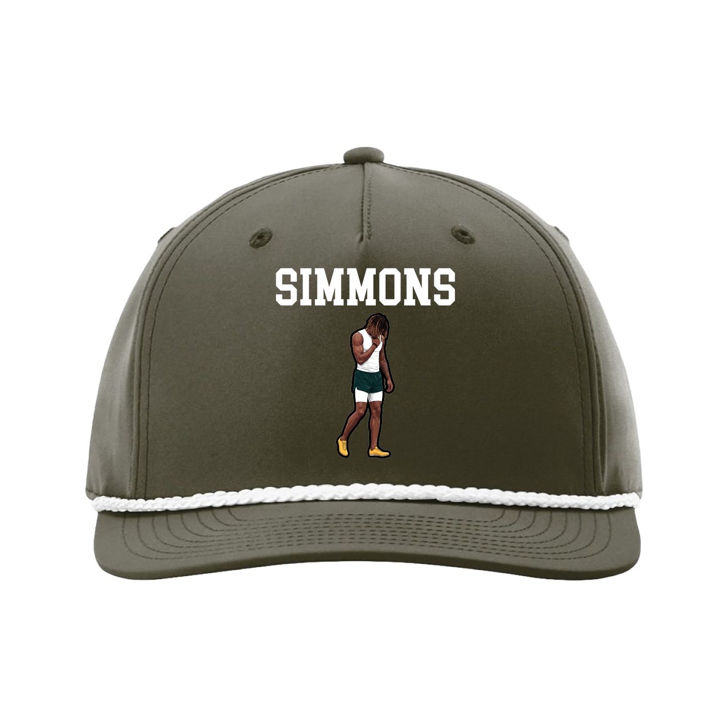 Five-Panel Classic Rope Cap — Shirsey in Green