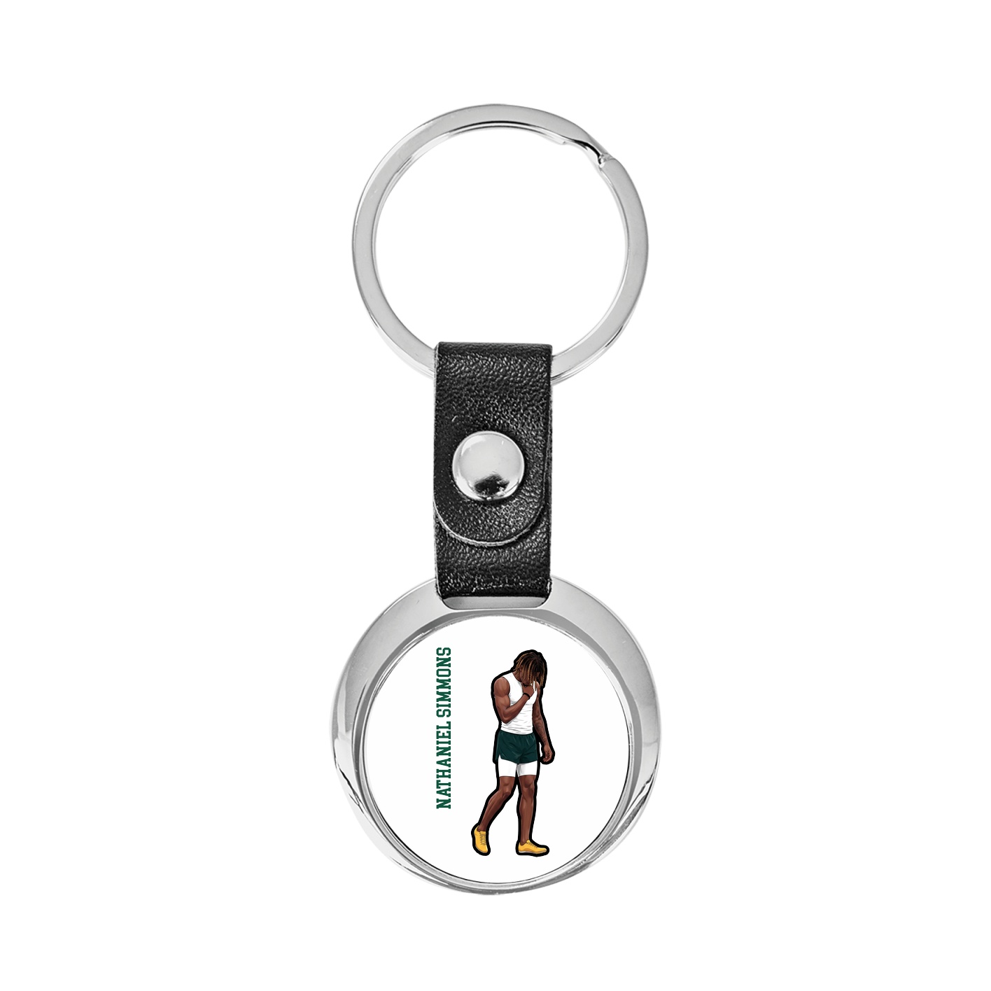 Key Chain — Name Vertical in Classic
