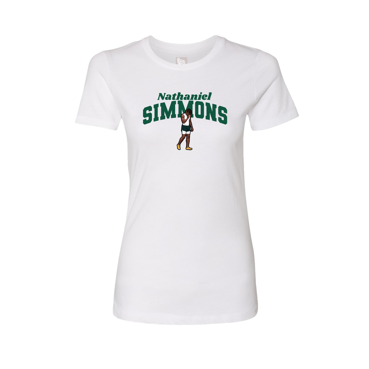 Womens Tee — Signature Arch in White