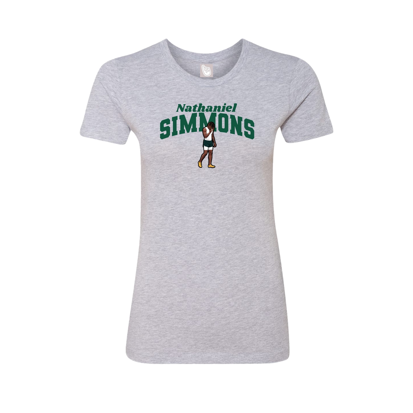 Womens Tee — Signature Arch in Grey