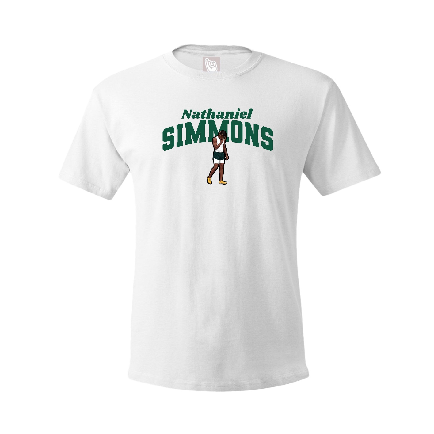 Youth Tee — Signature Arch in White