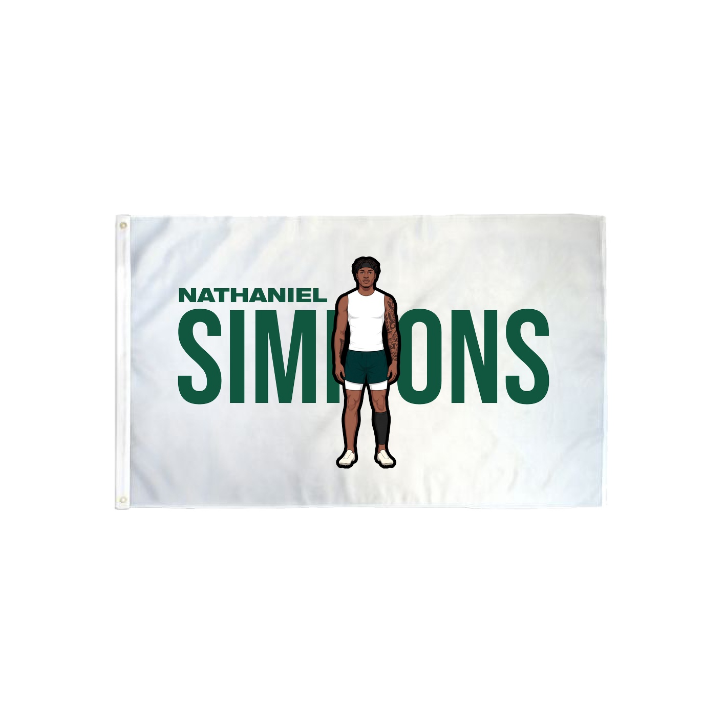 3x5 Flag — Player Name in Classic