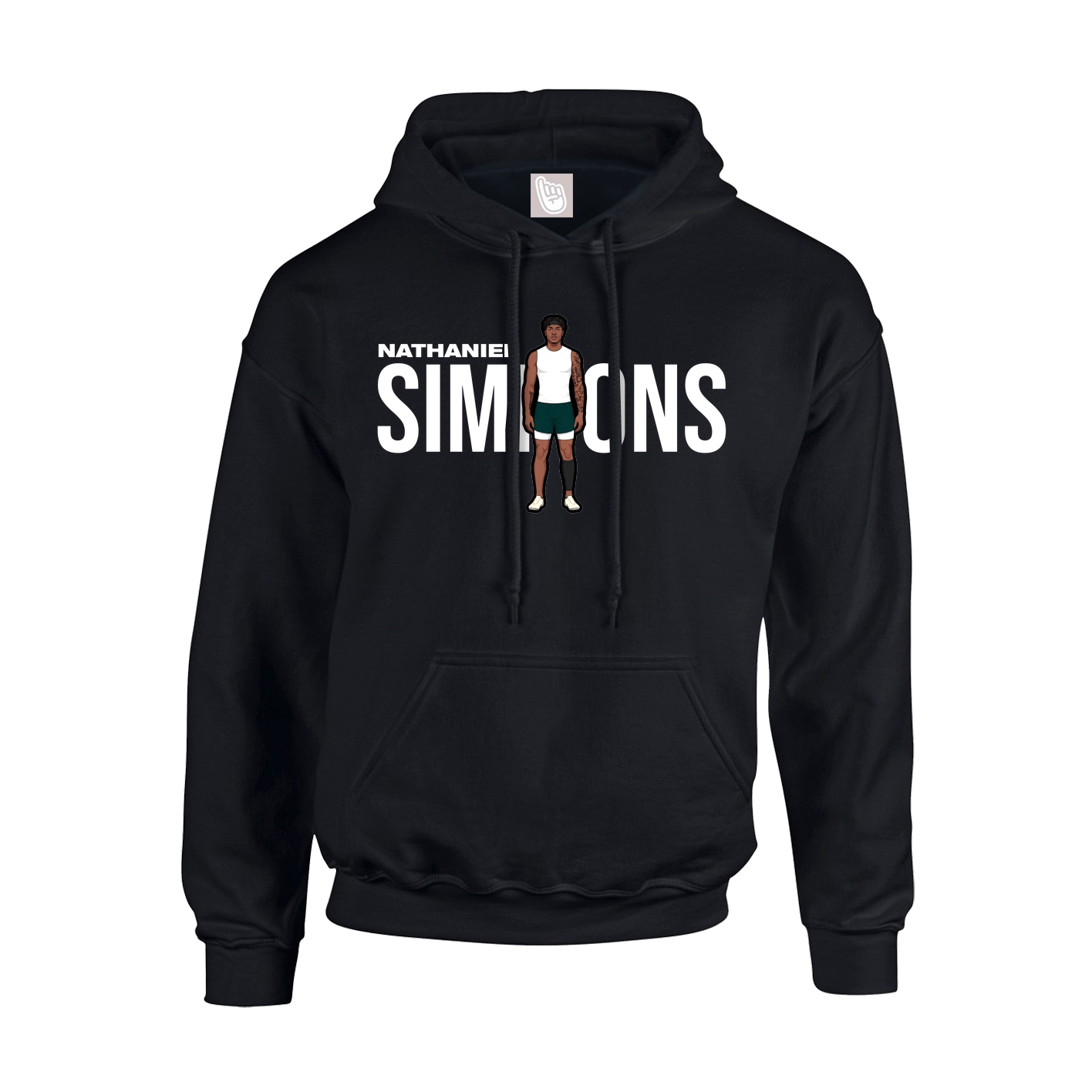 Hoodie — Player Name in Black