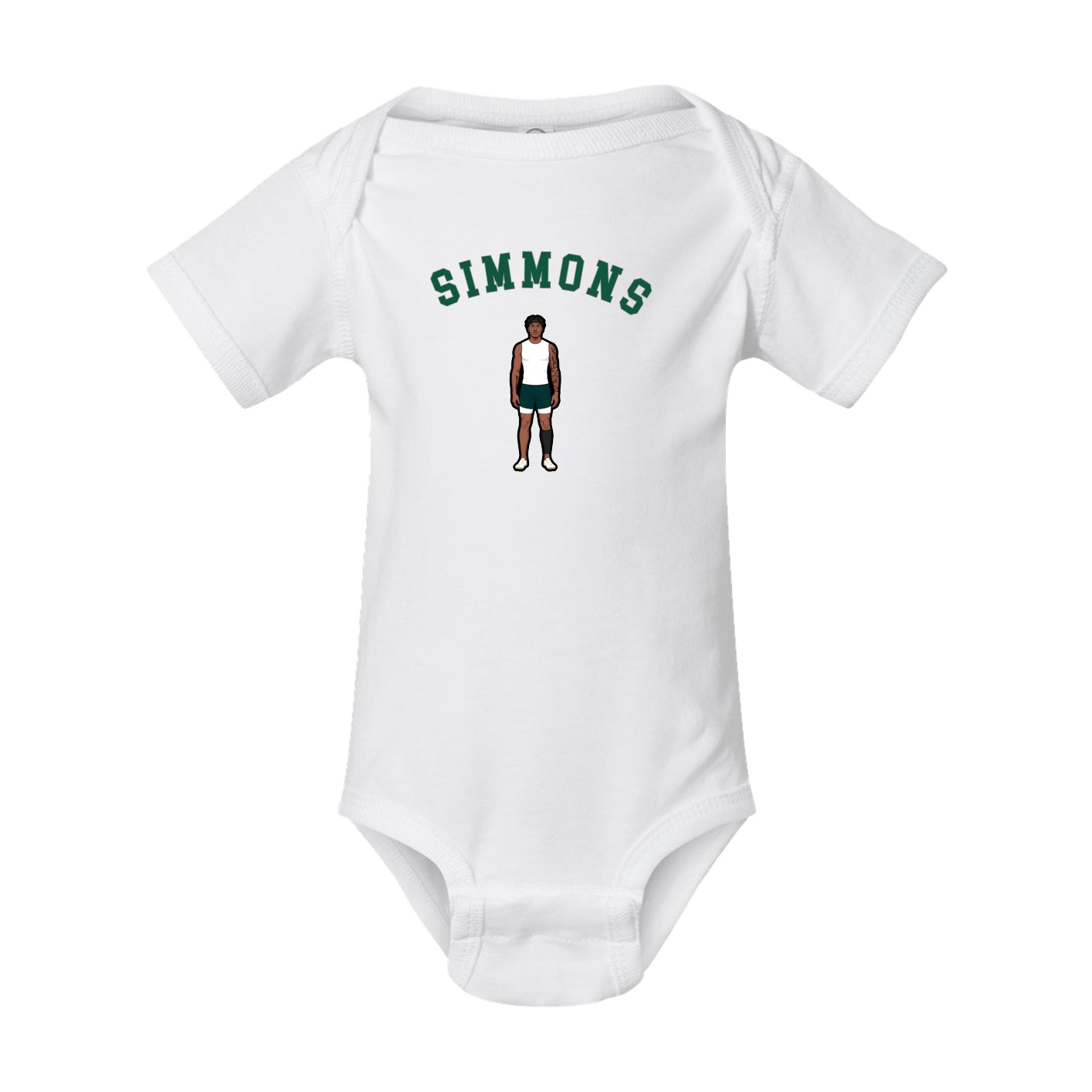 Baby Onesie — Shirsey Arch in White
