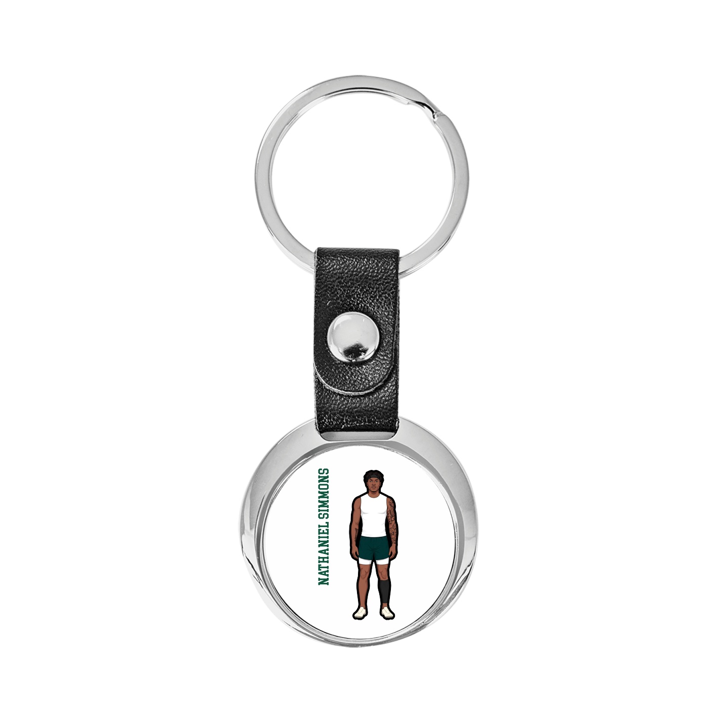 Key Chain — Name Vertical in Classic