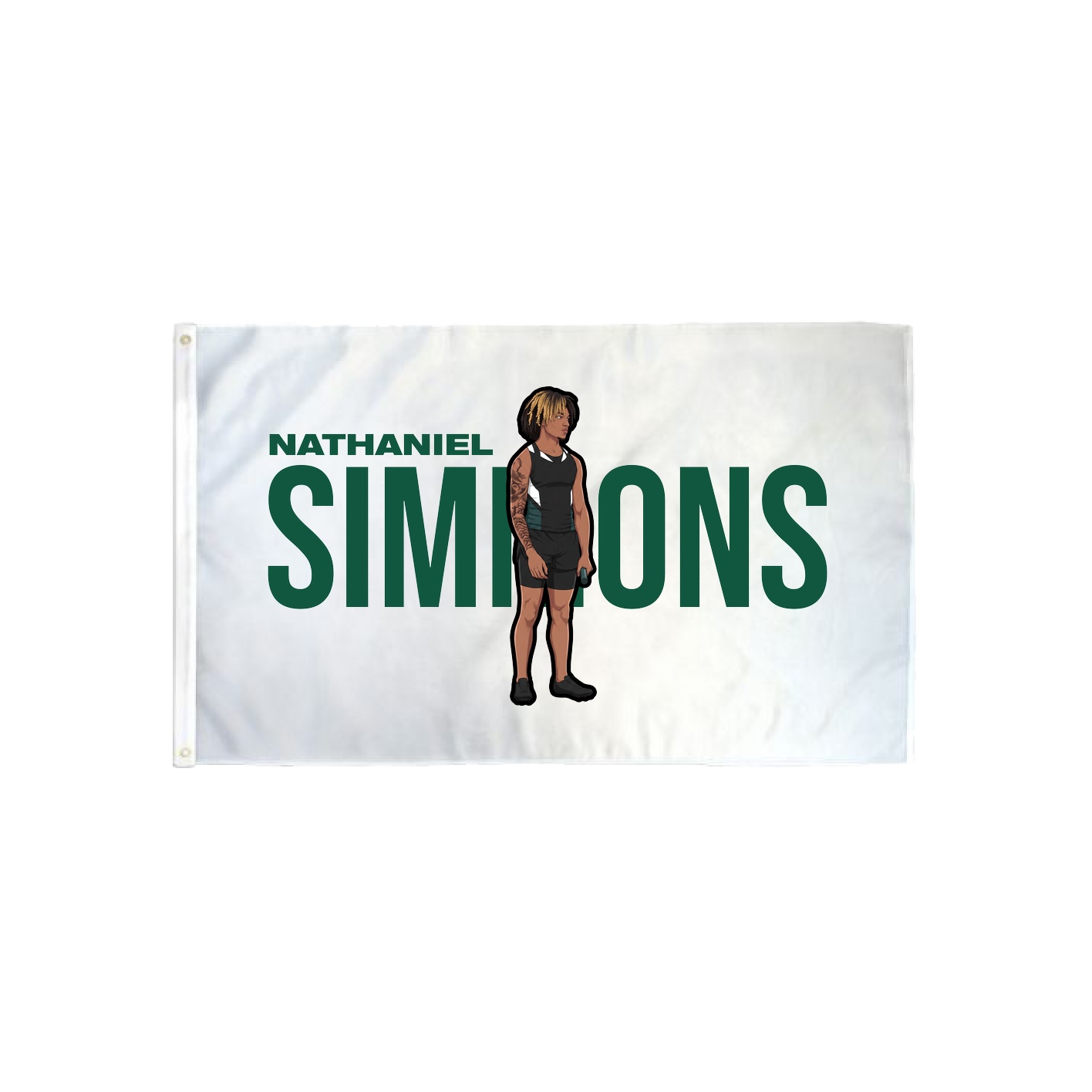 3x5 Flag — Player Name in Classic