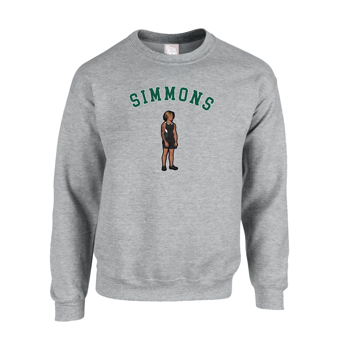 Fleece Crew — Shirsey Arch in Grey