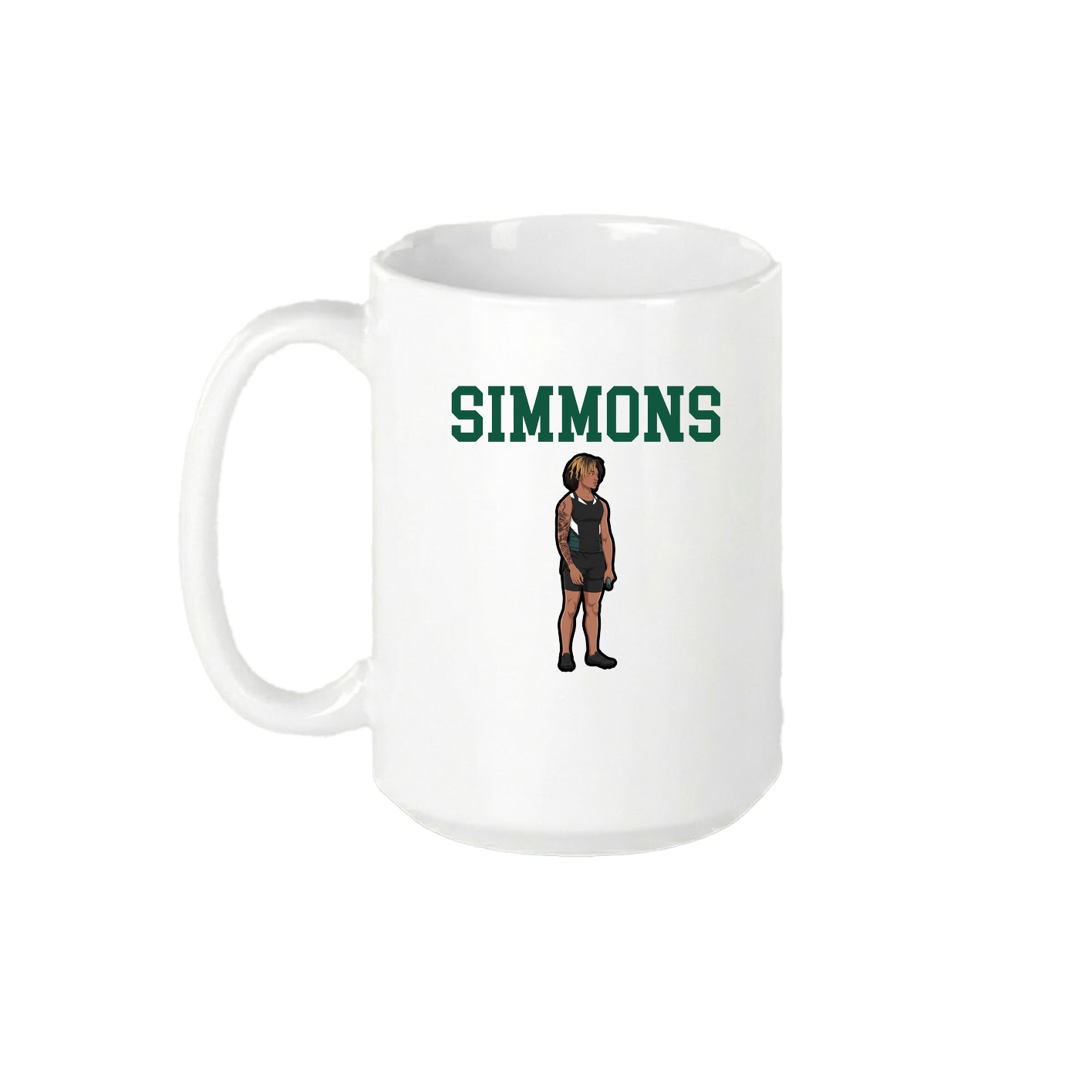 15oz Coffee Mug — Shirsey in White