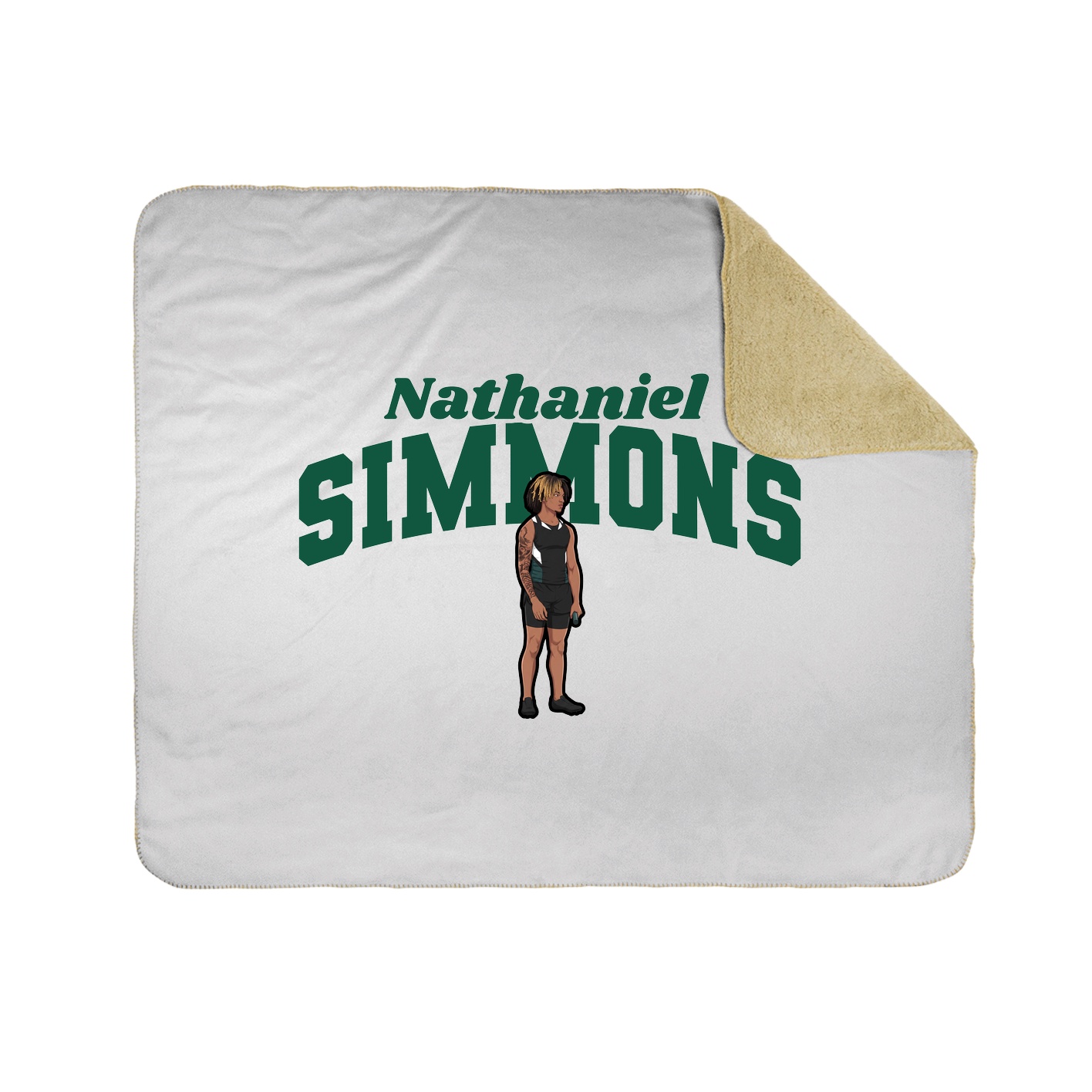 Throw Blanket — Signature Arch in White