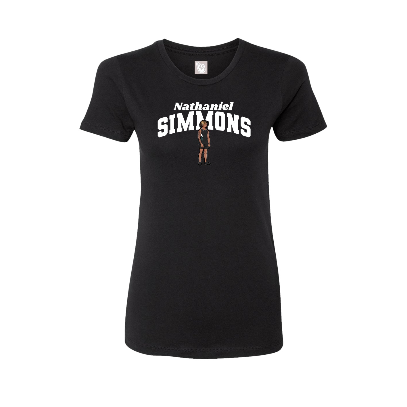 Womens Tee — Signature Arch in Black