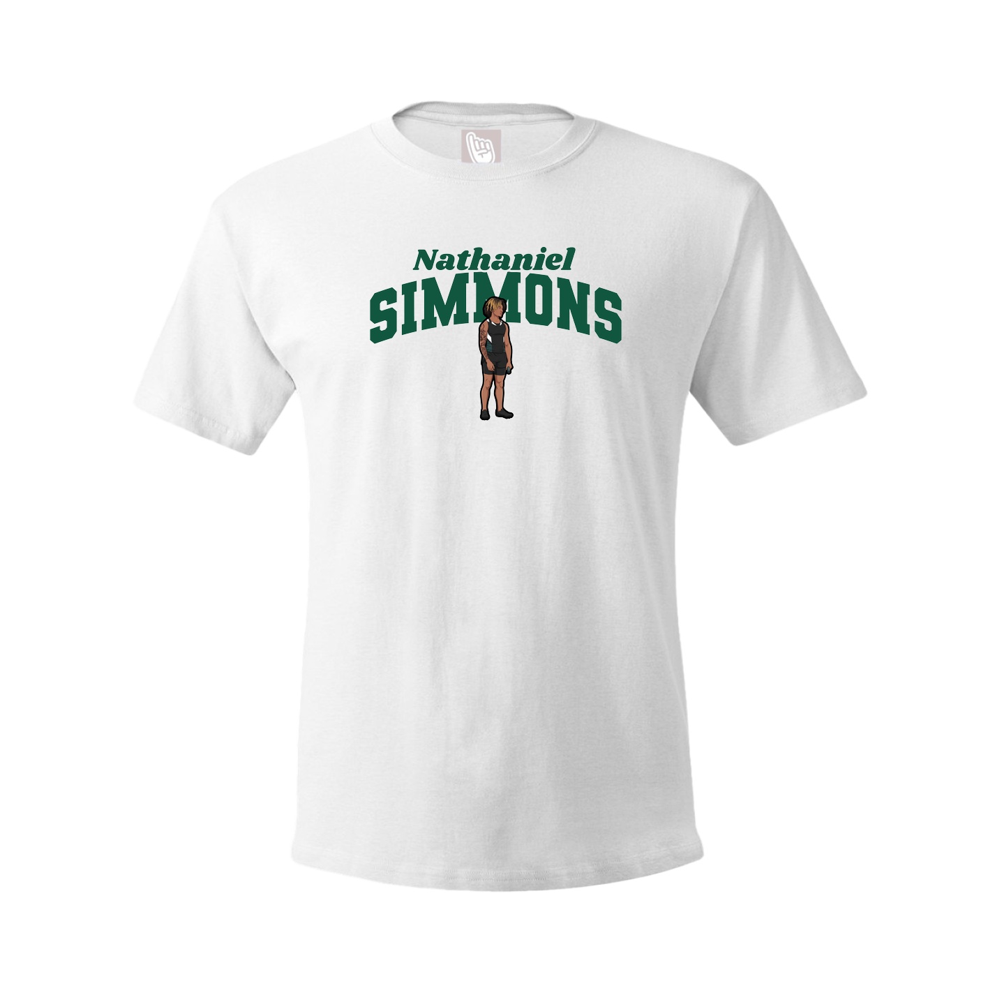 Youth Tee — Signature Arch in White
