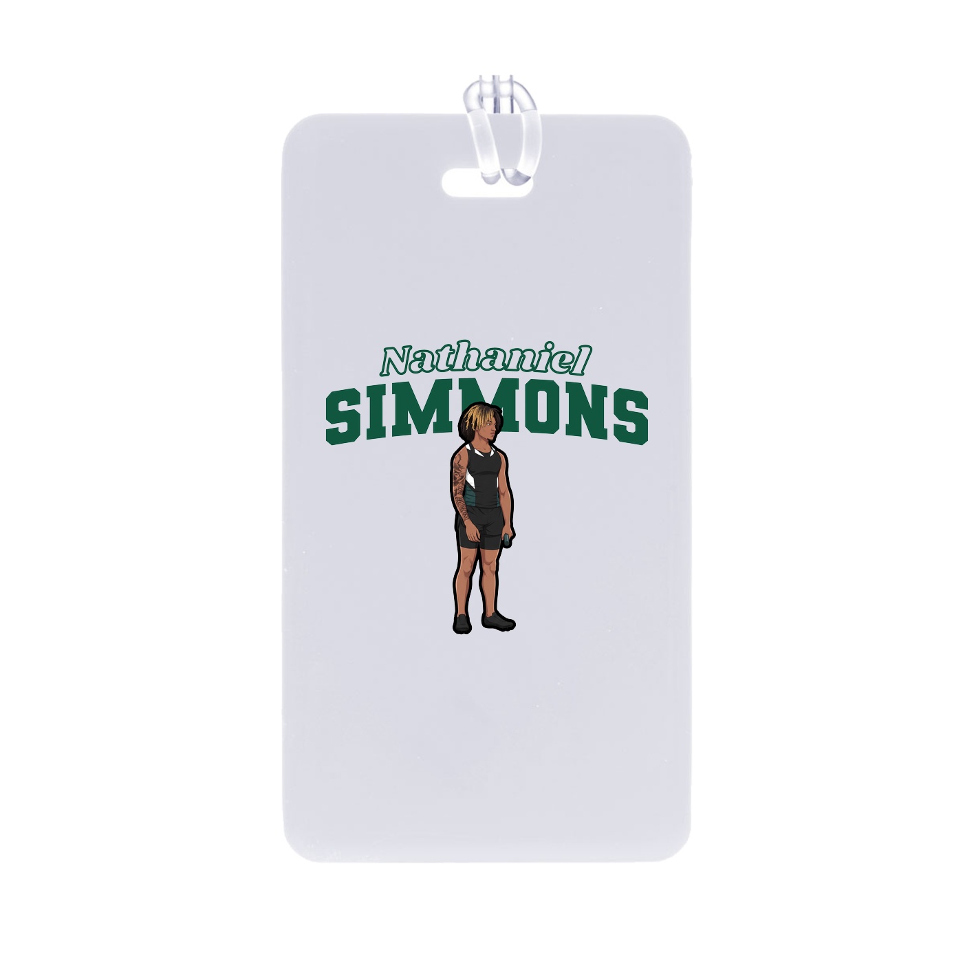 Bag Tag — Name Arch in Classic