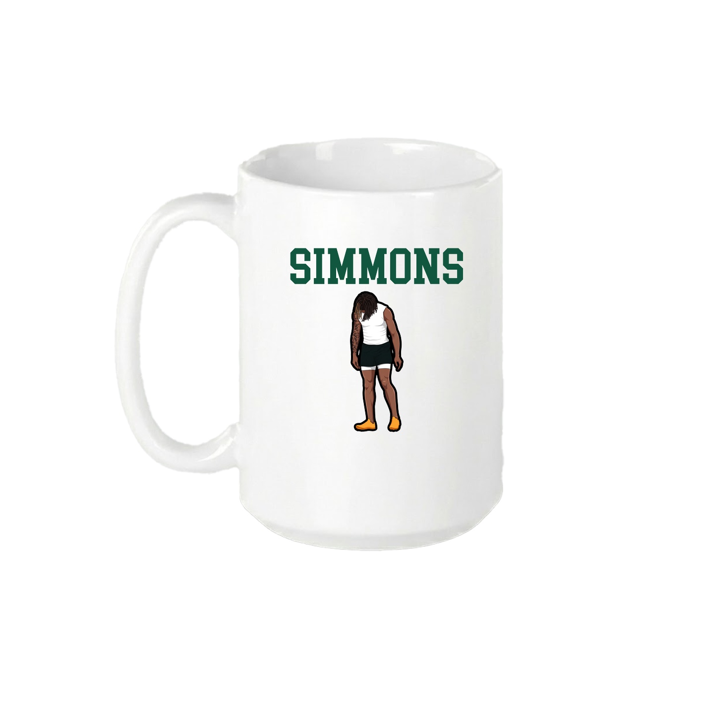 15oz Coffee Mug — Shirsey in White