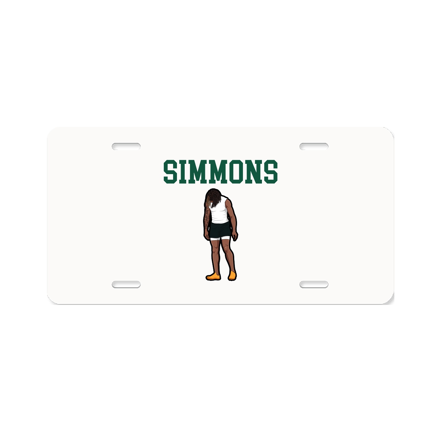 License Plate — Shirsey in Classic