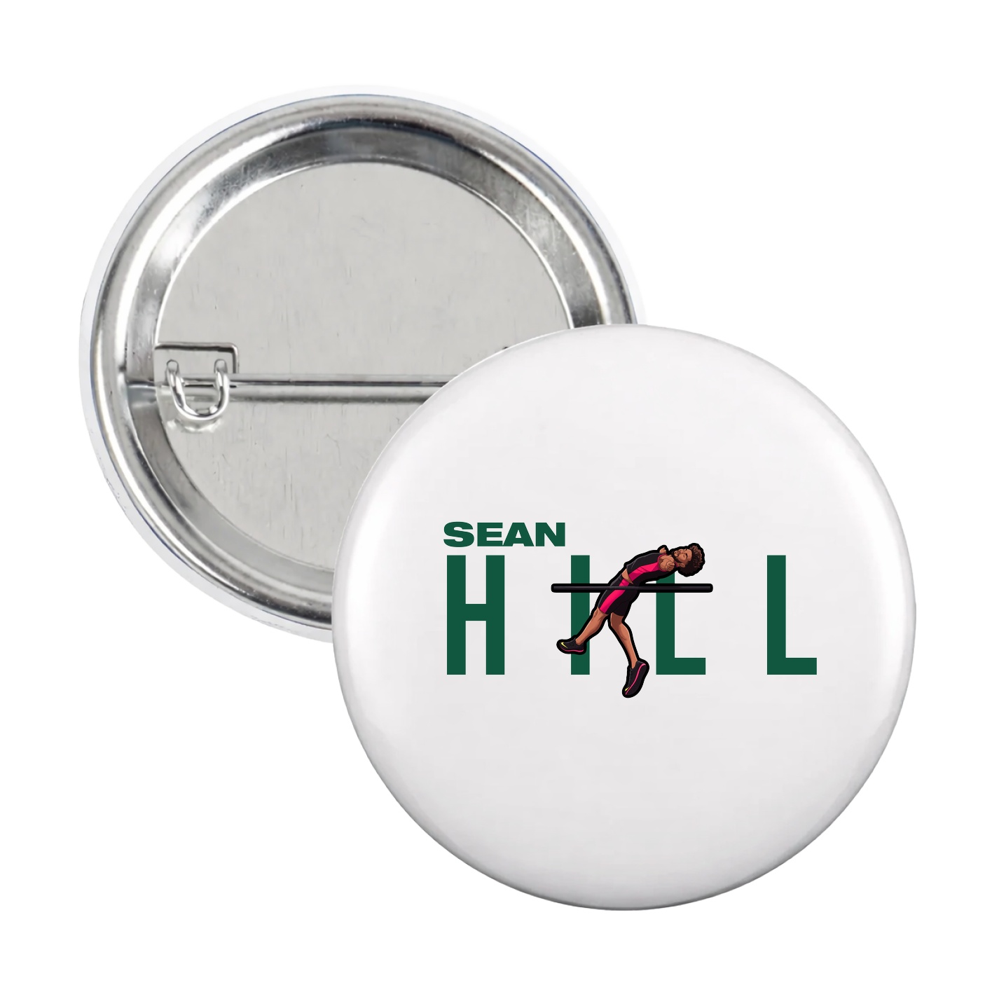 Game Day Button — Player Name in White