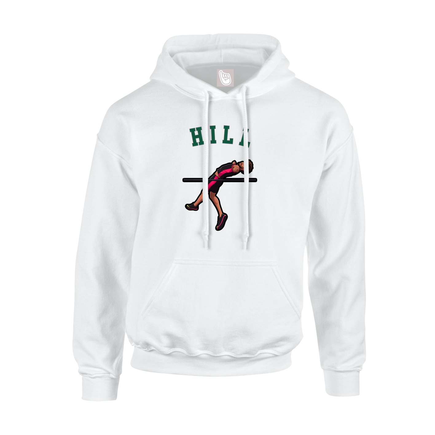 Hoodie — Shirsey Arch in White