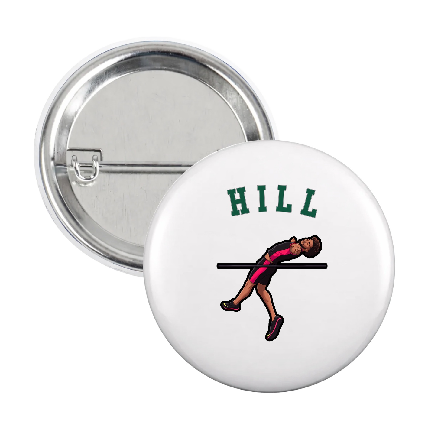 Game Day Button — Shirsey Arch in White