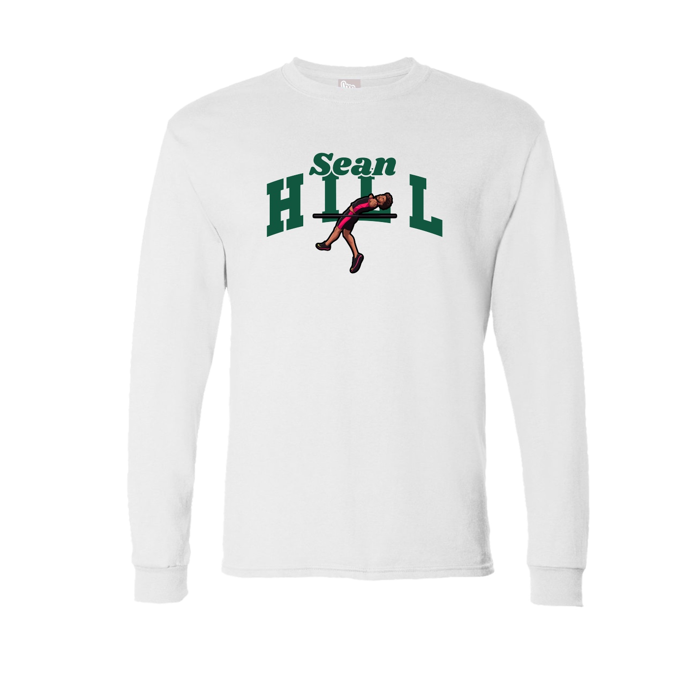 Long Sleeve Tee — Signature Arch in White
