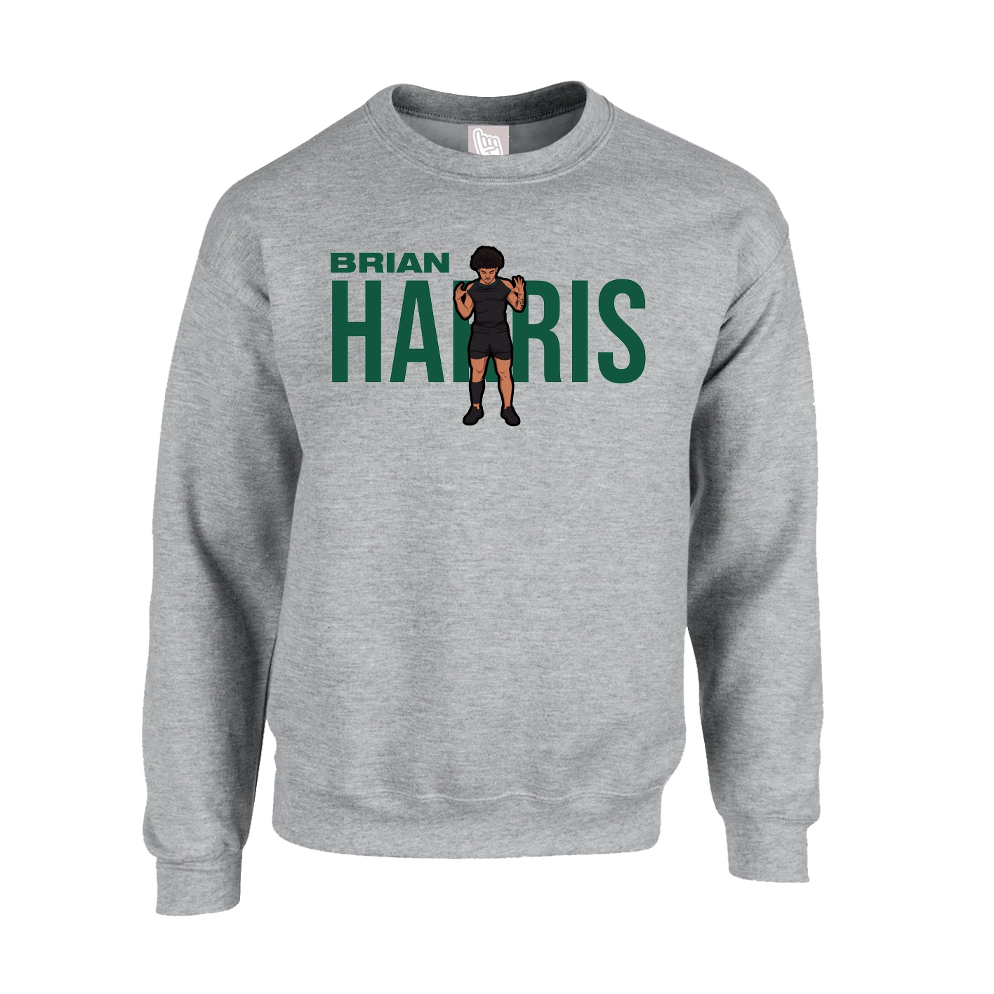 Fleece Crew — Player Name in Grey