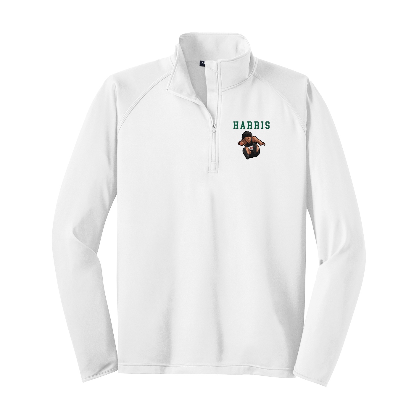 Q-Zip Pullover — Shirsey in White