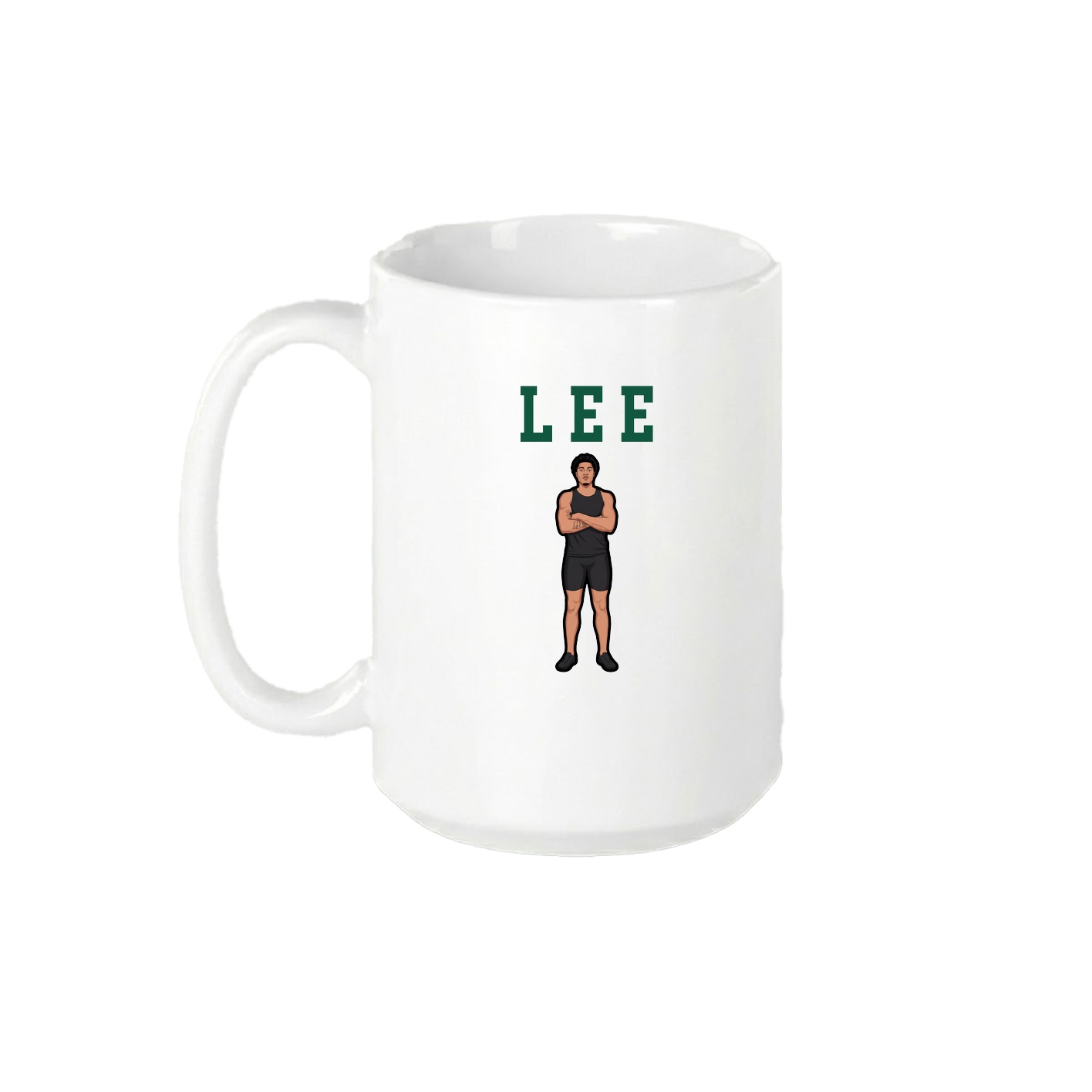 15oz Coffee Mug — Shirsey in White