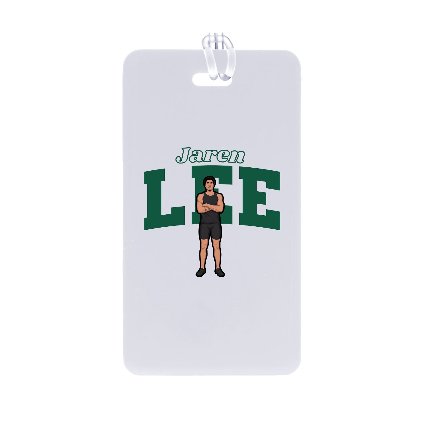 Bag Tag — Name Arch in Classic