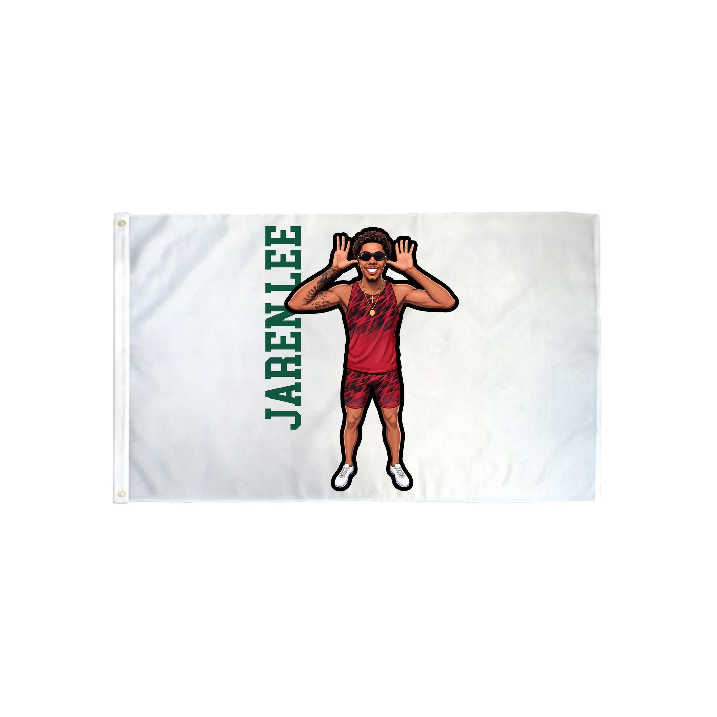 3x5 Flag — Name Vertical in Classic