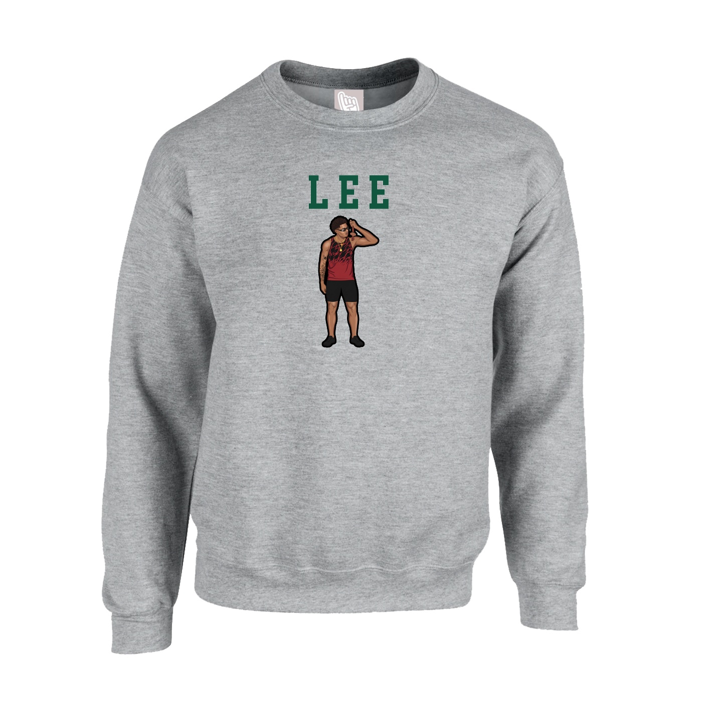 Fleece Crew — Shirsey in Grey