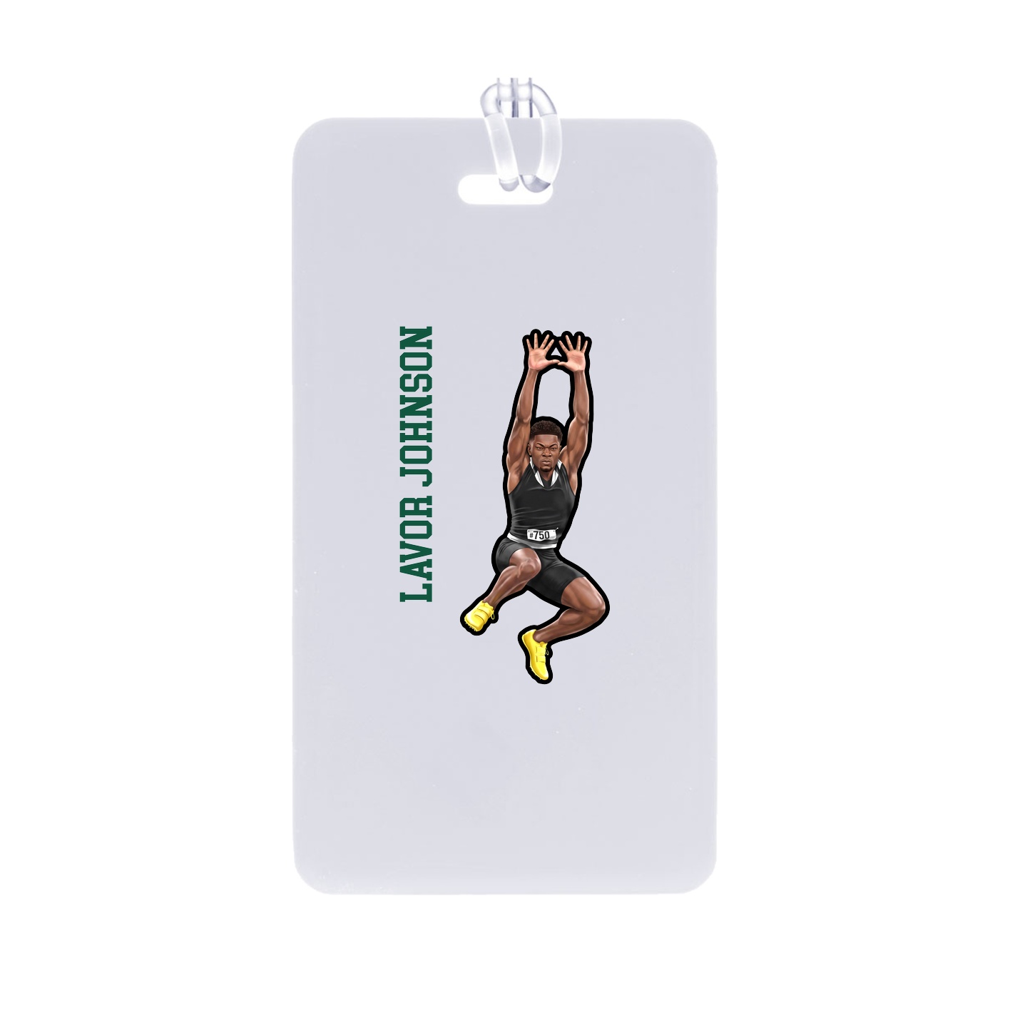 Bag Tag — Name Vertical in Classic