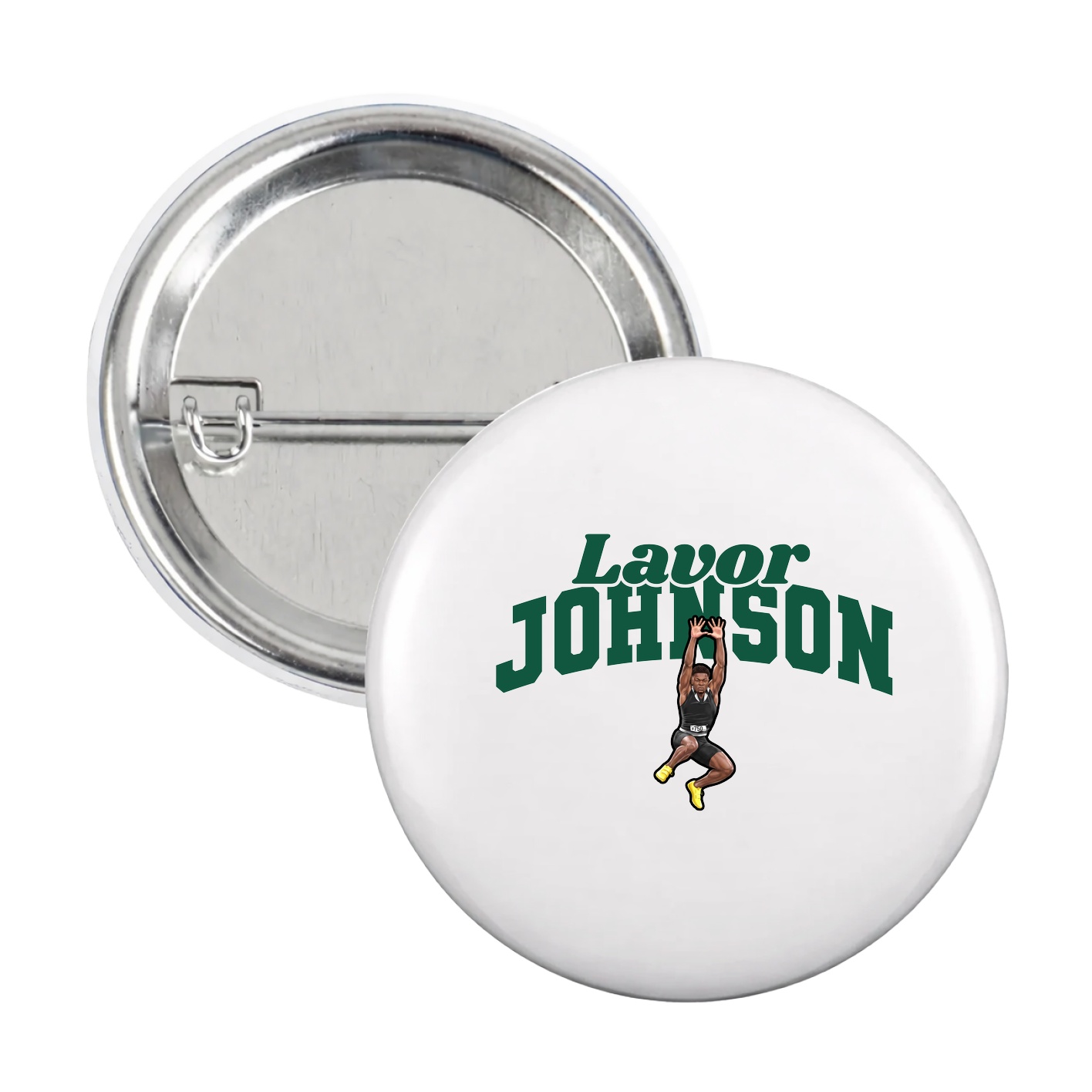 Game Day Button — Signature Arch in White