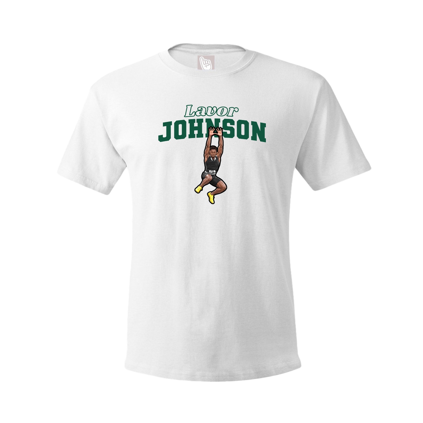 Tee — Name Arch in White