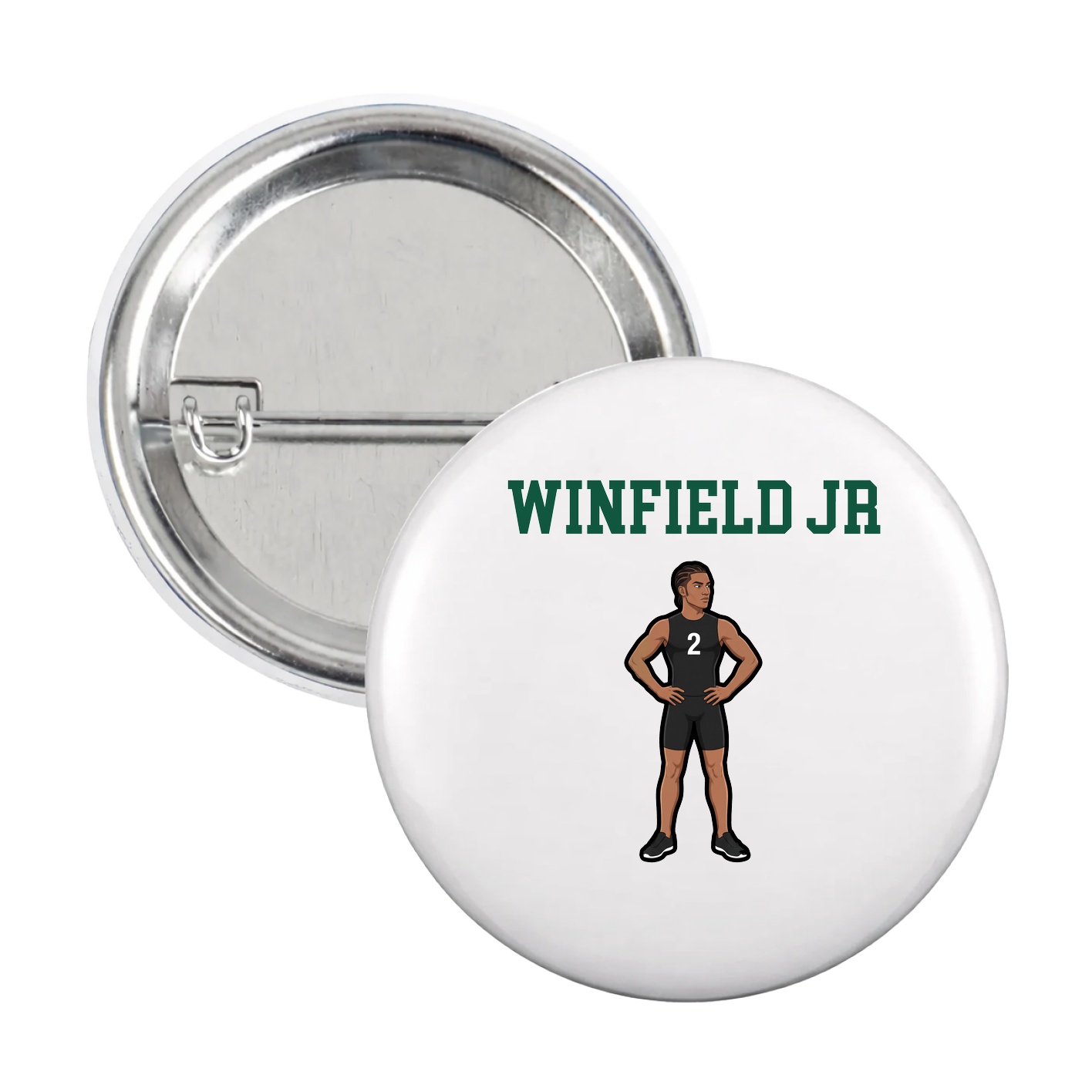 Game Day Button — Shirsey in White