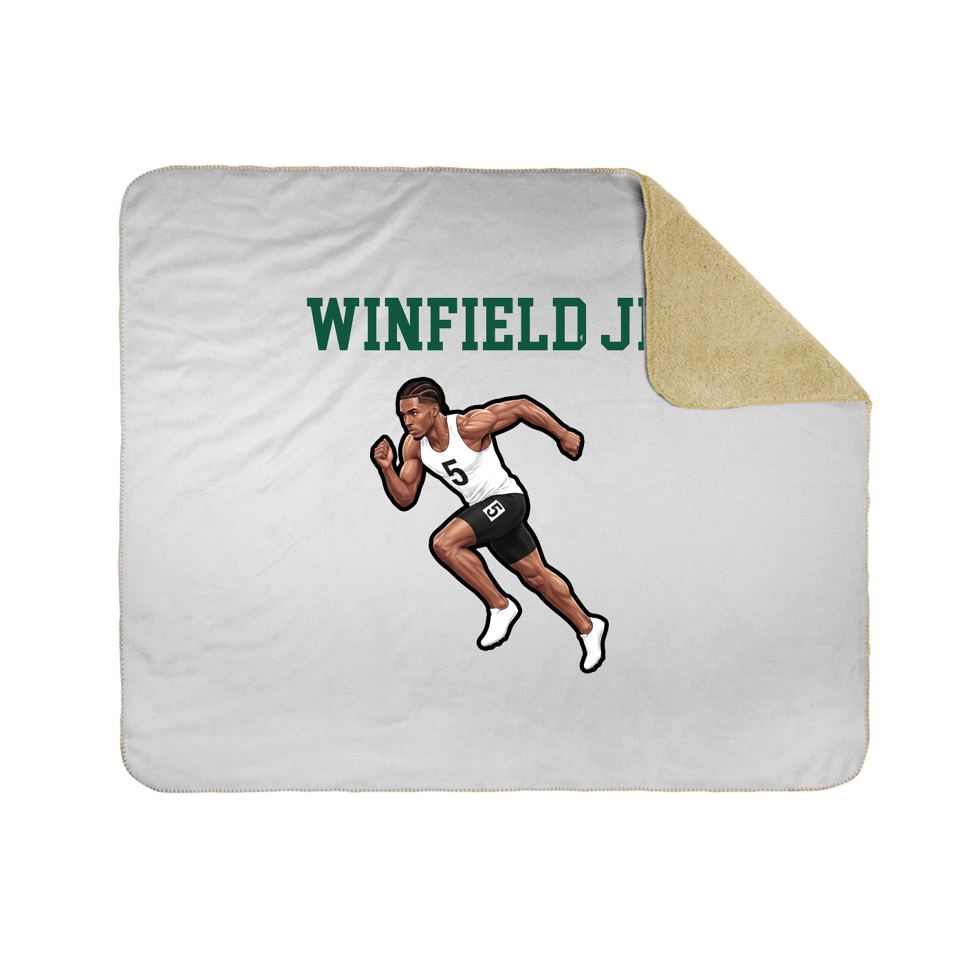 Throw Blanket — Shirsey in White