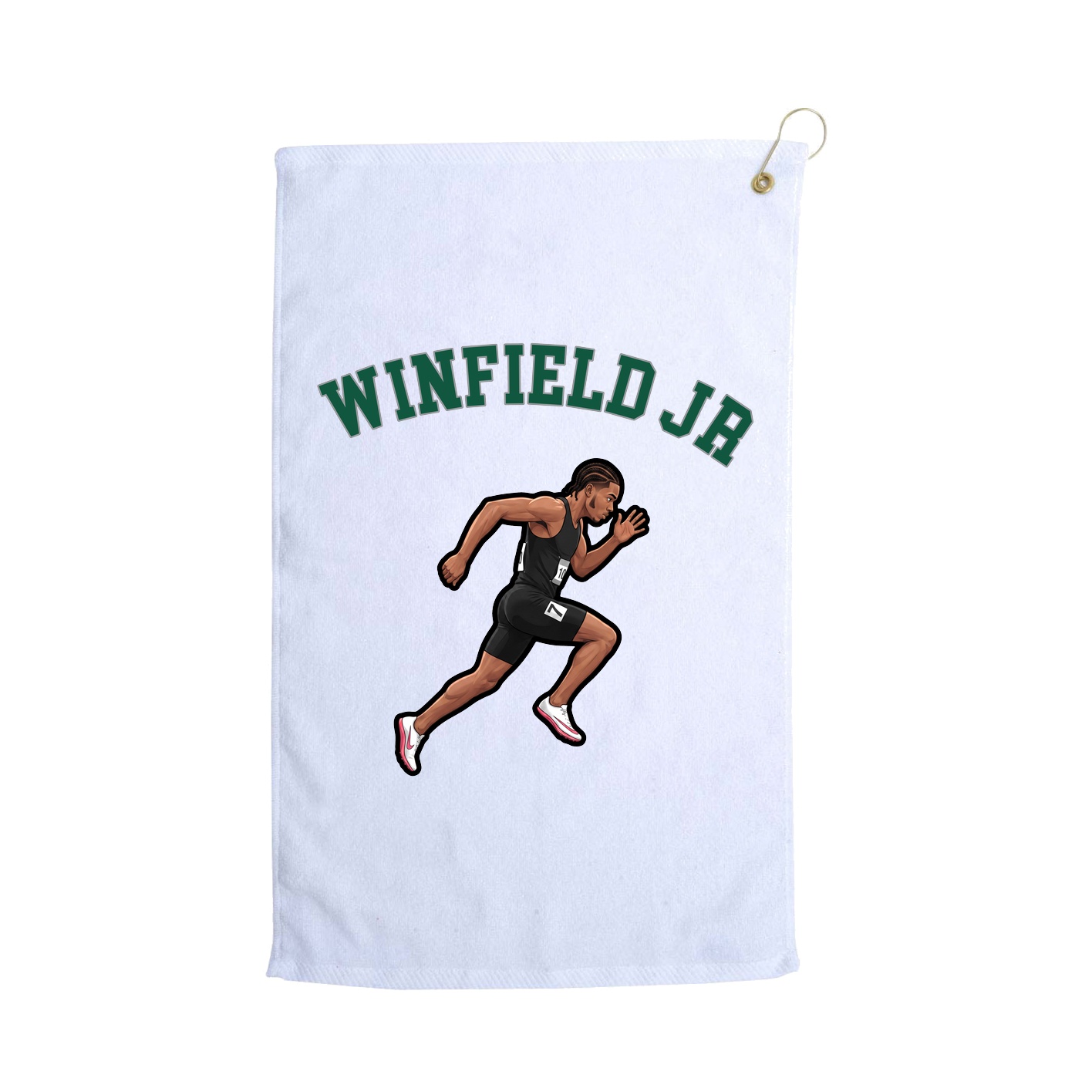Golf Towel — Shirsey Arch in White