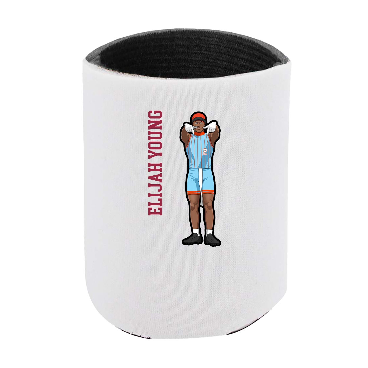 Can Holder — Name Vertical in White